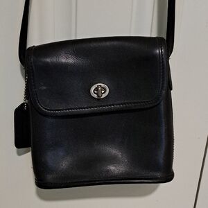 Coach Vintage Black Leather Purse